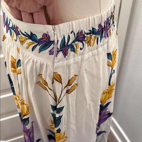 FARM Rio Floral Sicilia Long Skirt Size S - Picture 8 of 8